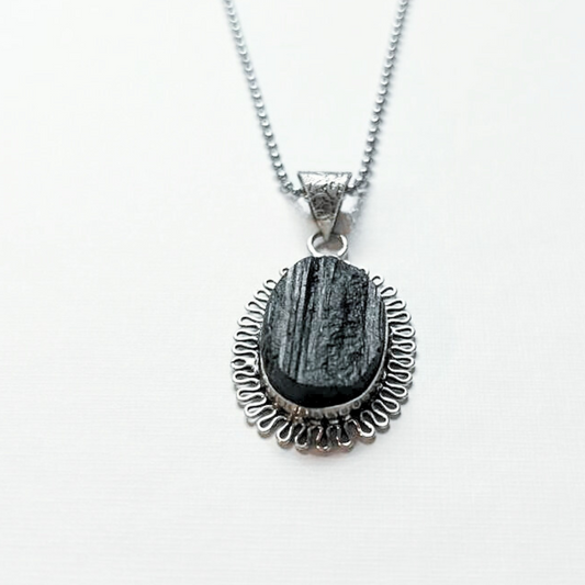 Collar Turmalina Negra- Protección Energética