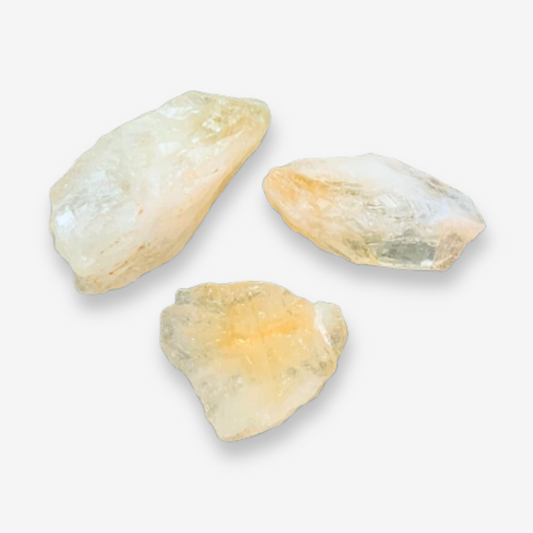 Cuarzo Citrino Pack de 3 Piezas (3-5 cm) – Cristal del Optimismo y Prosperidad