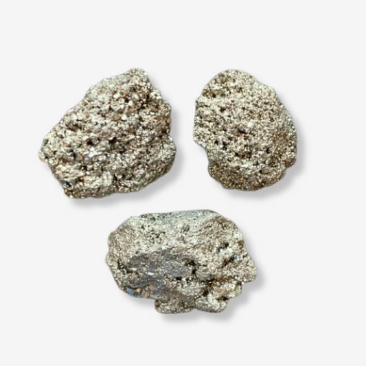 Pirita Pack 3 Piezas (3-5 cm) – Piedra de la Prosperidad y Protección