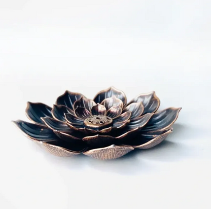 Portaincienso 2 En 1, Flor De Loto 8.8 Cm