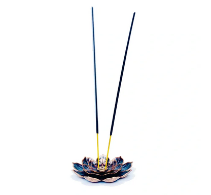 Portaincienso 2 En 1, Flor De Loto 8.8 Cm