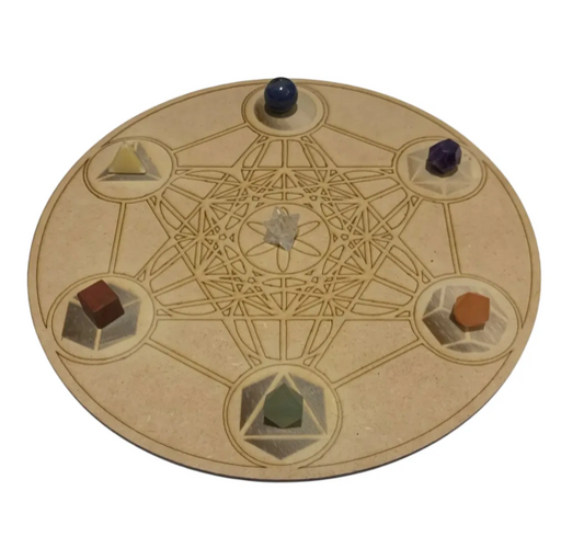 Rejilla Cubo De Metatron Con Solidos Platónicos